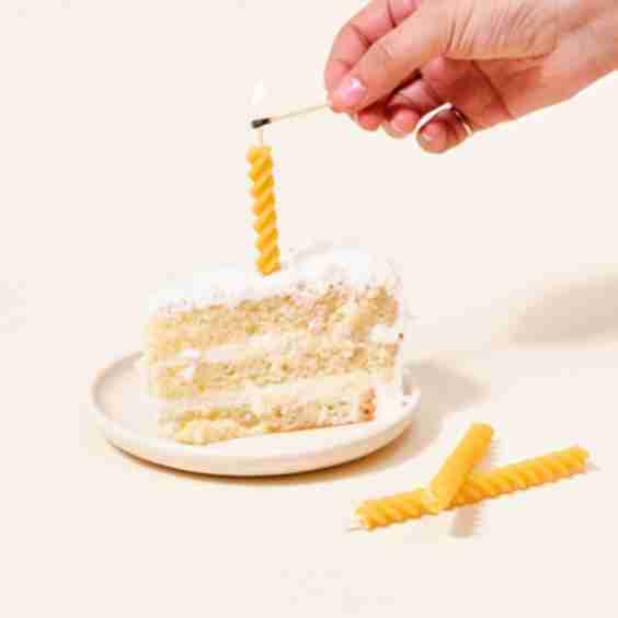 Fusilli Pasta Birthday Candles
