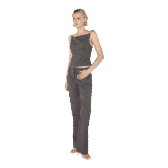 Bordeaux Straight Leg Pant