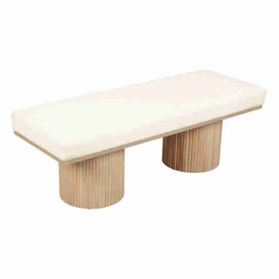 Sagano White
Dyed-Yarn Bench