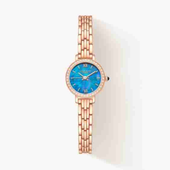 Blacklip Mother Of Pearl Watch With Zircon