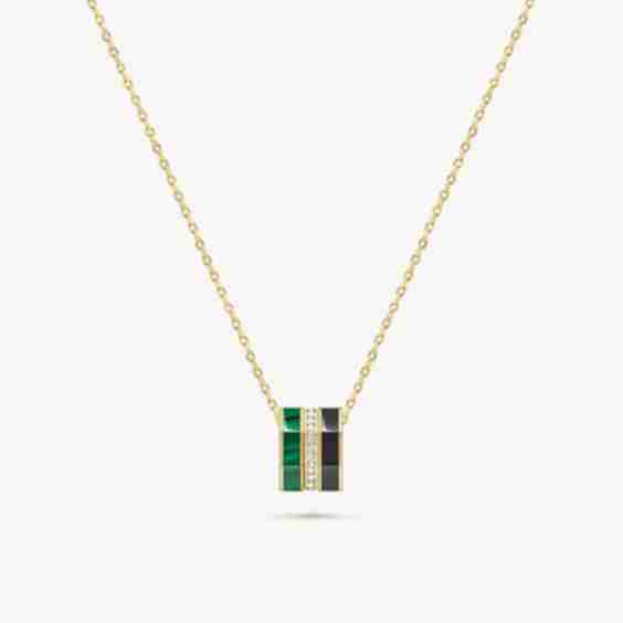 Octagon Black Onyx Necklace