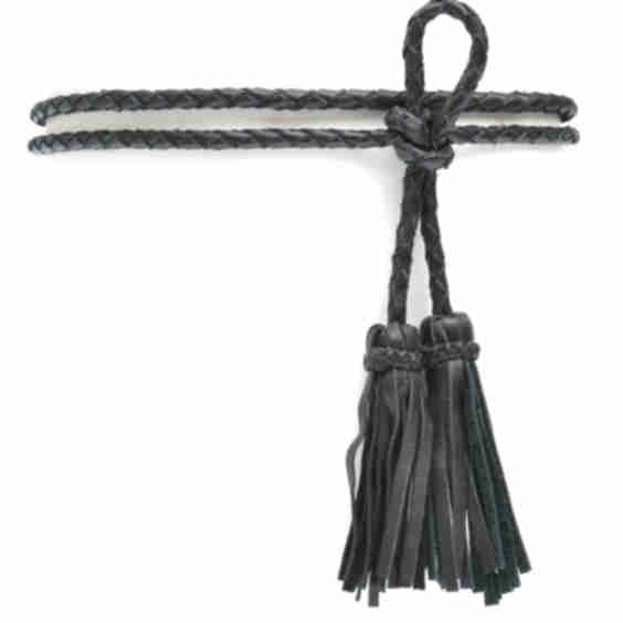 Fringe Soga Leather Belt