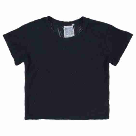 Carmen Mesh Cropped Tee