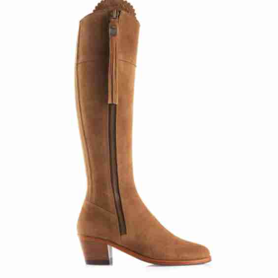 Tan Heeled Knee-High Boots - Regular Fit