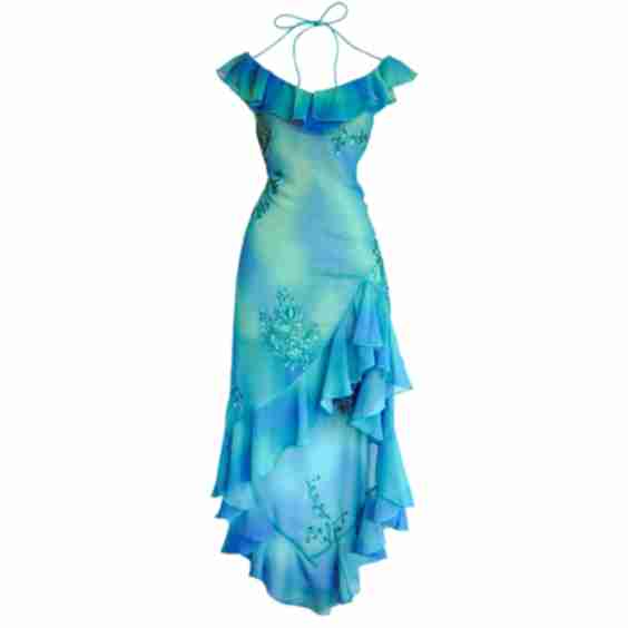 Peacock Embroidered Sundress