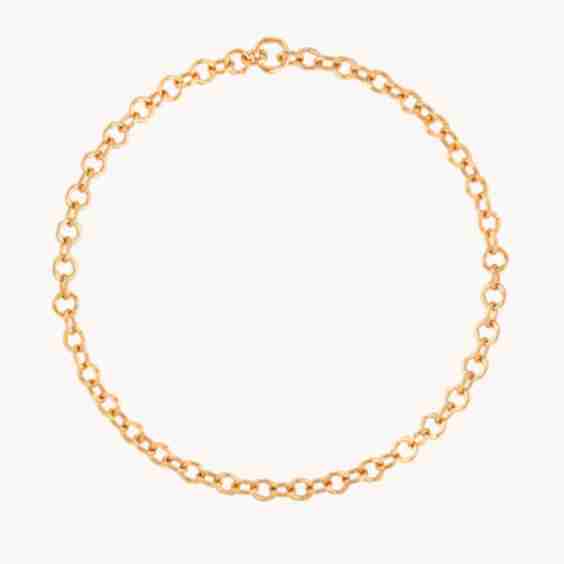 Molten Link Chain Necklace