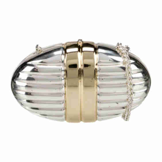 Metal Minaudière Clutch