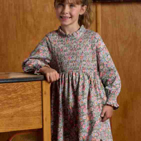 Girls' Gracie Multi Ditsy Printed Jersey Dress