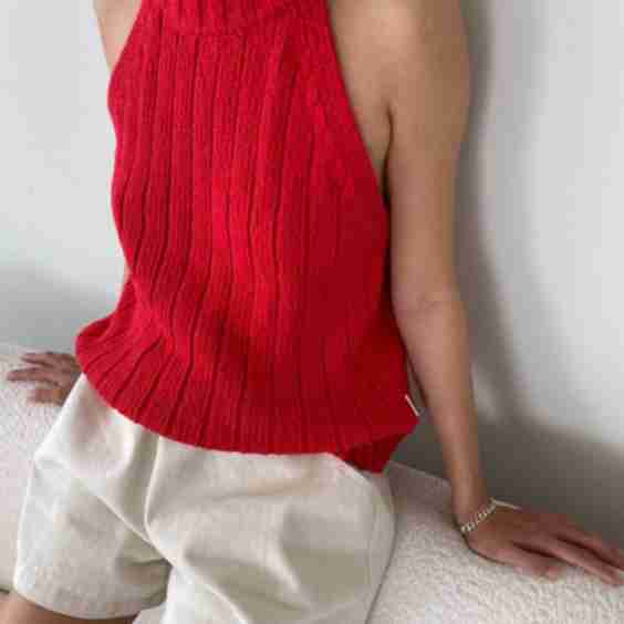 Claire Cotton Sweater Tank