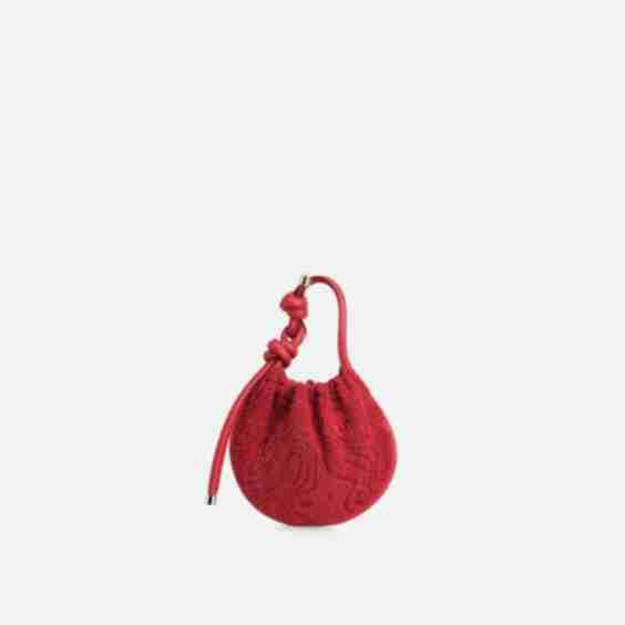 Ina Mini Potli Suminagashi Red