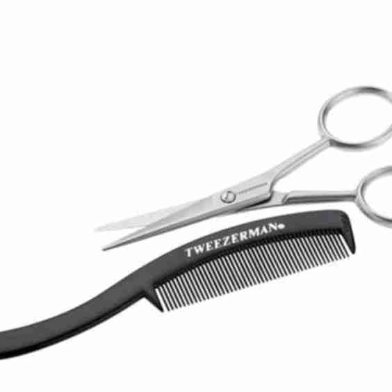 Moustache Scissors & Comb Set