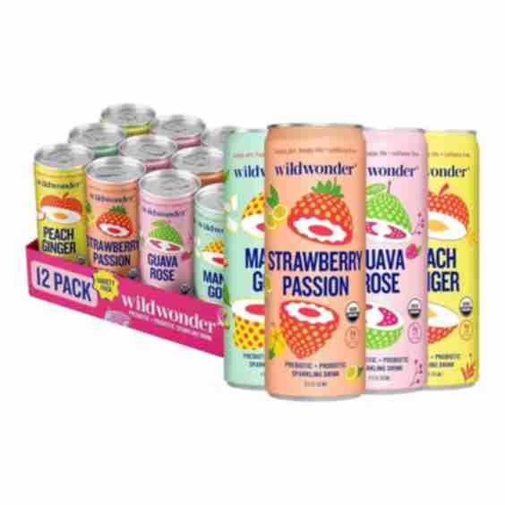 Classic Variety Prebiotic + Probiotic Sparkling Drink - 12 Pack 