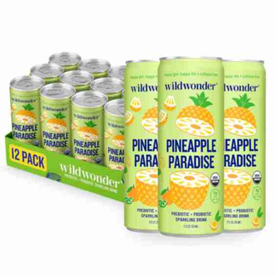 Pineapple Paradise Passio Prebiotic + Probiotic Sparkling Drink - 12 Pack