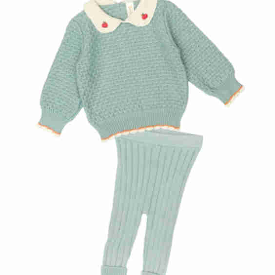 Collared Sweater Set