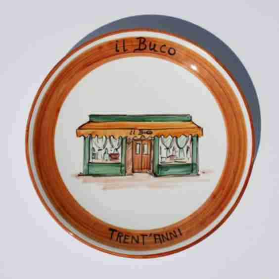 Il Buco Anniversary Plate