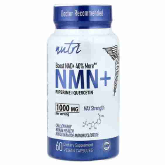 Nutri NMN+ Max Strength 60 Vegan Capsules
