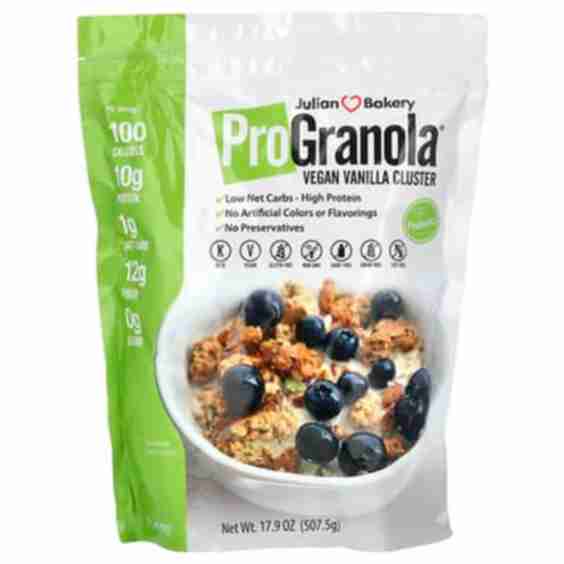 Julian Bakery, Pro Granola, Vegan Vanilla Cluster, 17.9 oz (507.5 g)