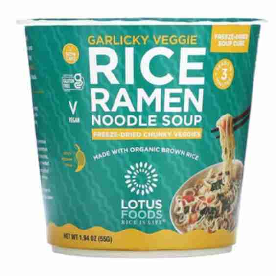 Lotus Foods, Rice Ramen Noodle Soup, Garlicky Veggie, 1.94 oz (55 g)