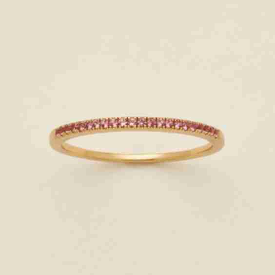 October Birthstone Stacking Ring
