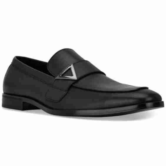 Hamlin Faux-Leather Slip-On Dress Shoes