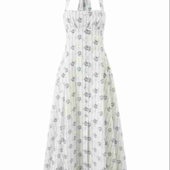 Isabelle Midi Dress - Cream Floral