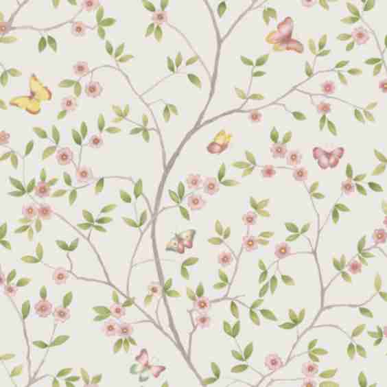 Butterfly Trail Multi Coloured Wallpaper