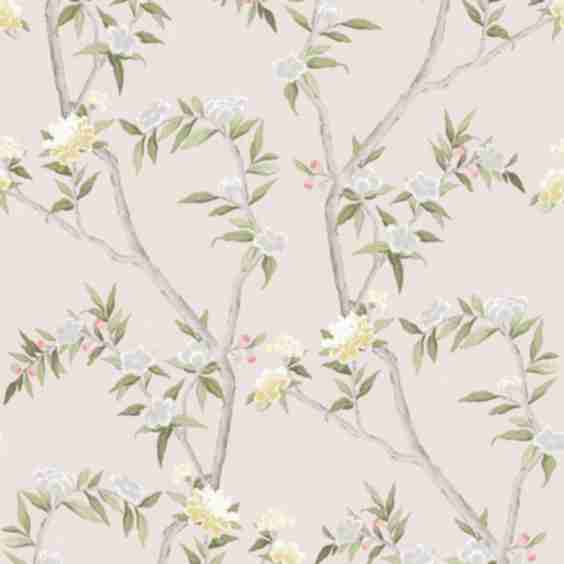 Galerie 1900 4 Chinoiserie Pink Wallpaper
