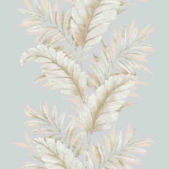 G67650 Fern Blue Wallpaper