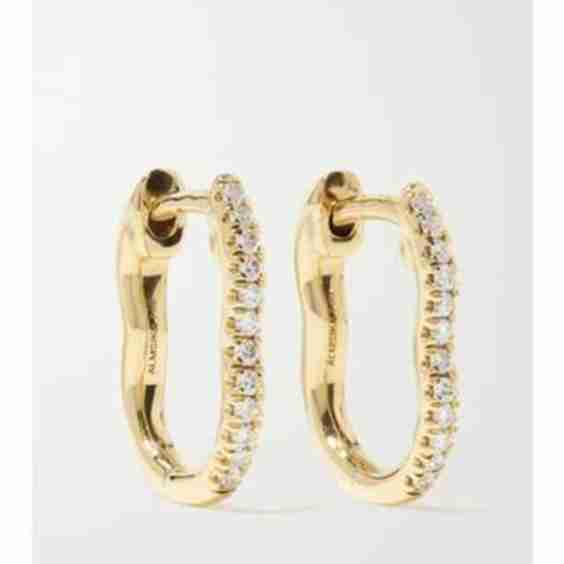 18-Karat Gold Diamond Earrings