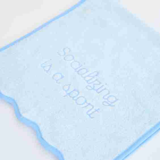 "Socializing Is A Sport" Golf Towel