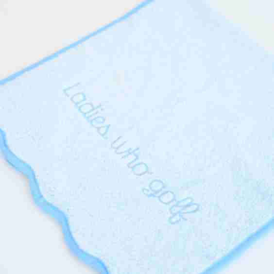 "Ladies Who Golf" Golf Towel