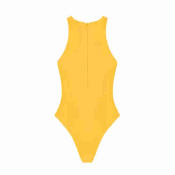 Zip One Piece Swimsuit