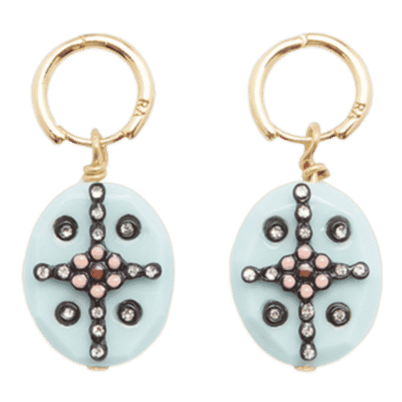 The Charmer Crystal Hoop Earrings
