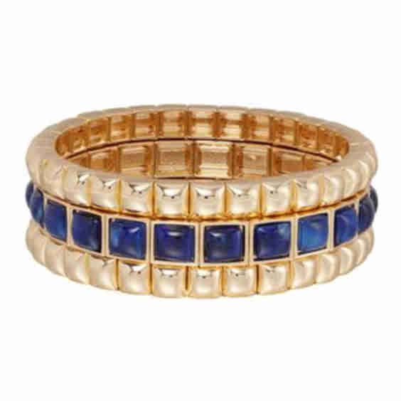 The Puffy Stud Bracelet Stack