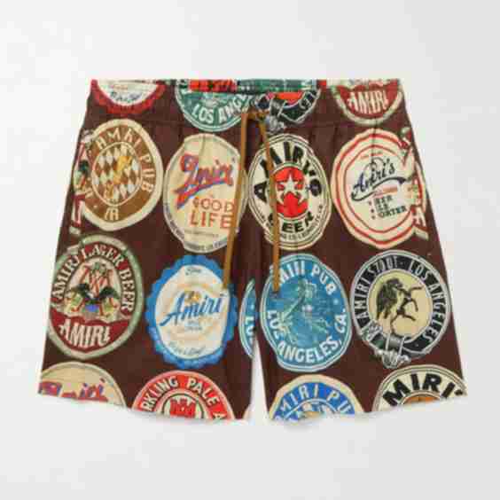Coasters Straight-Leg Mid-Length Logo-Print Swim Shorts
