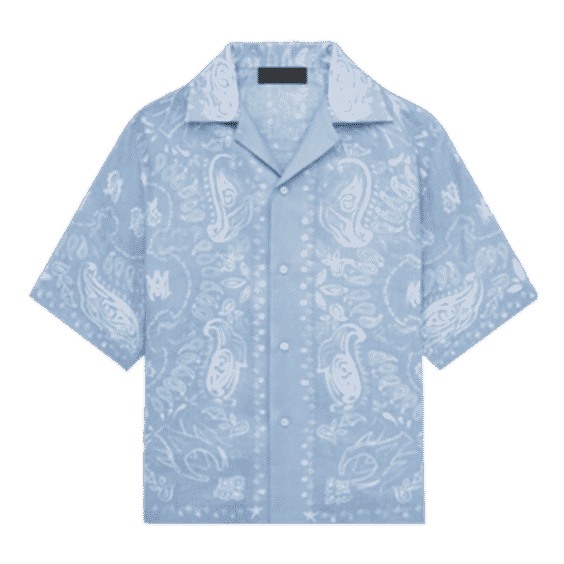 Bandana Watercolor Camp Shirt