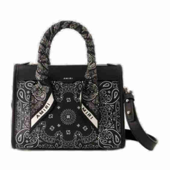 Bandana Scarf-Detailed Tote Bag