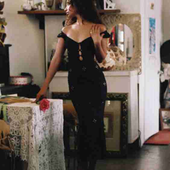 Maria Dress in Noir