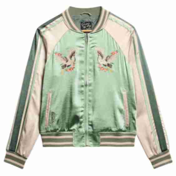 Suikajan Embroidered Bomber Jacket