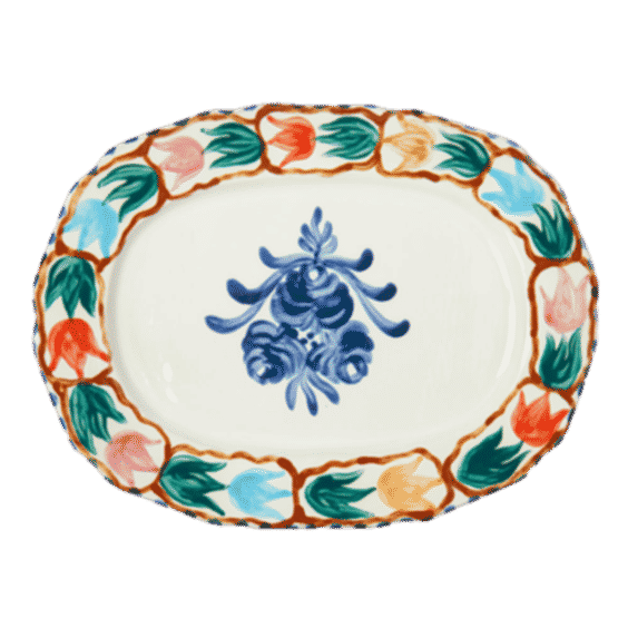 Hand Painted Serving Platter