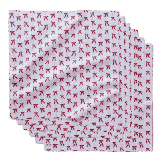 Little Bows And Pearls Napkins