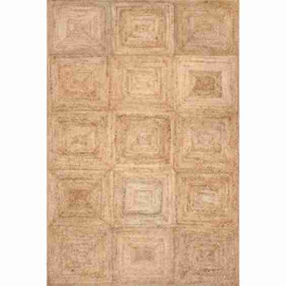 Juniper Jute Tiled Area Rug