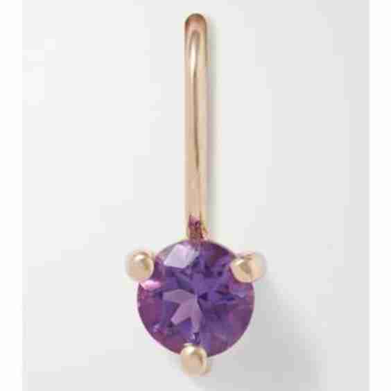 Origin February Recycled Gold Amethyst Pendant