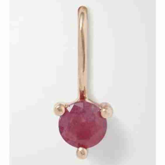 Origin July Recycled Gold Ruby Pendant