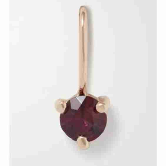 Origin January Recycled Gold Garnet Pendant