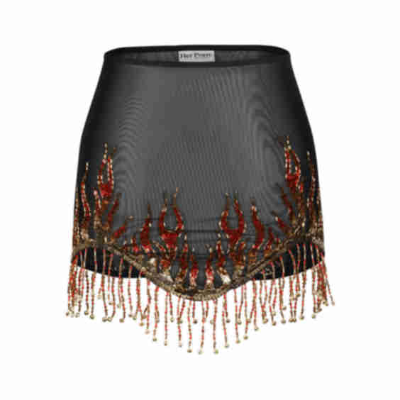 Blaze Sequin Sparkle Shimmy Skirt