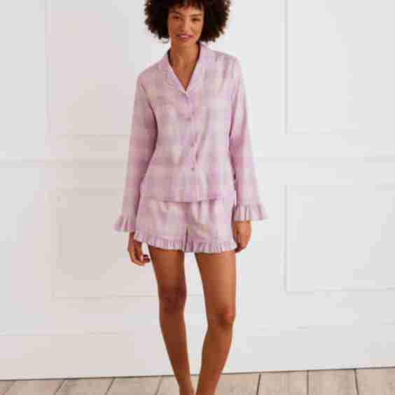 Pure Cotton Check Pyjama Set