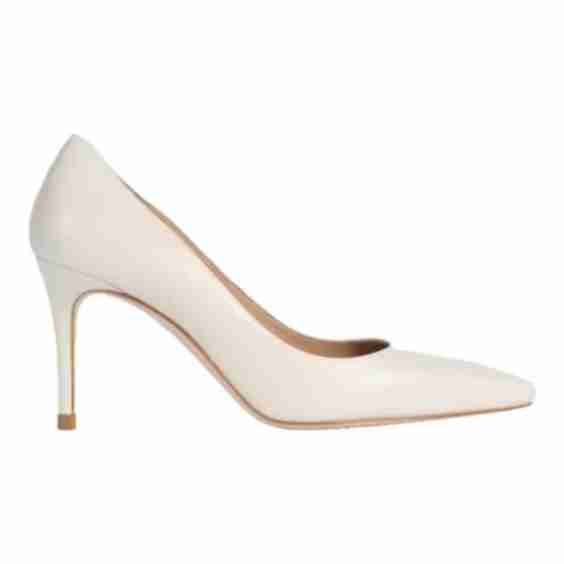 New Floret Leather Pointed Courts