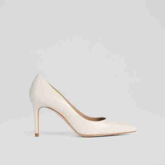 New Floret Leather Pointed Courts