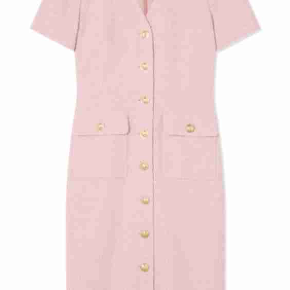Carla Short Sleeve Tweed Sheath Dress
